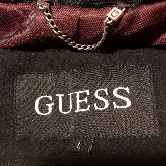 Guess wool mix men’s jacket with great lining - Picture 3 of 4